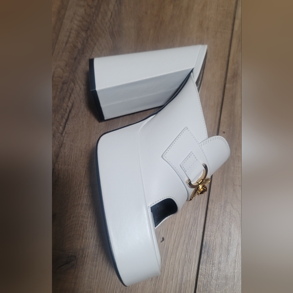Versace white mules size 40 - Picture 2 of 3